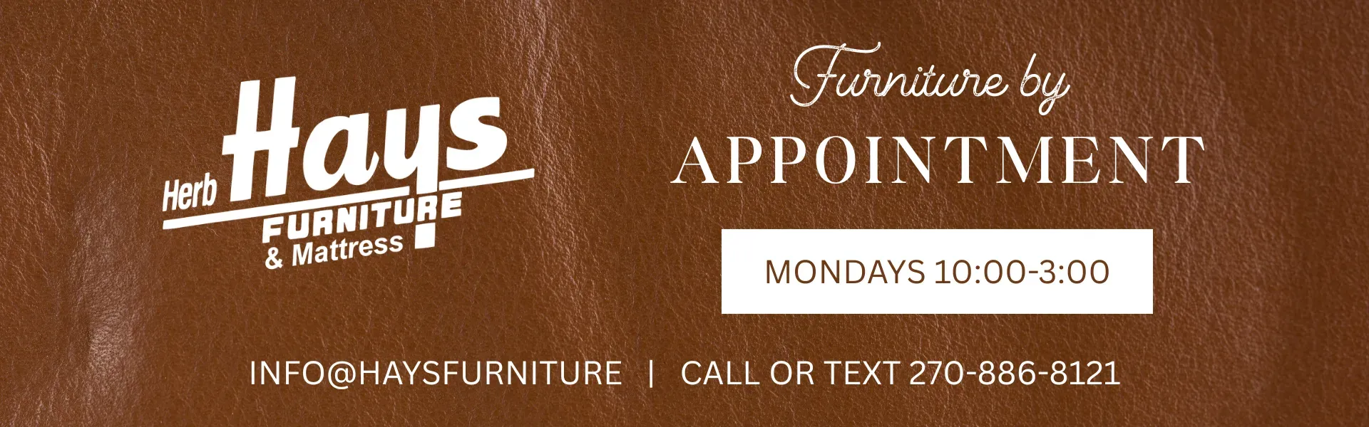 By Appointment